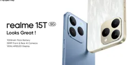 Realme 15T 5G resmi hadir di Indonesia dengan harga mulai Rp3 jutaan (Sumber: realme.com)