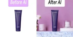 Foto produk yang diedit dengan prompt AI dapat meningkatkan kualitas visual hingga tampak profesional, bahkan tanpa studio mahal. (Sumber: Pinterest)