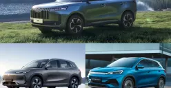 Komparasi JAECOO J5, BYD Atto3 dan Geely EX5. (Sumber: Istimewa)