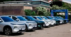 Geely Auto Indonesia resmi menyerahkan unit mobil perdana Starray EM-i di Summarecon Mall Serpong, Kelapa Dua, Kabupaten Tangerang. (Sumber: Dok. Geely Indonesia)