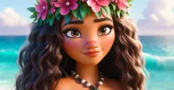 Sensasi Berlayar Bareng Moana! Begini Cara Gunakan Gemini AI Biar Fotomu Mirip Film Animasi 3D (Sumber: Pinterest)