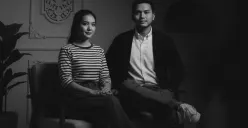 Prompt Gemini AI foto pasangan hitam putih. (Sumber: Istimewa)