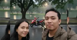 Prompt Gemini AI edit foto berdua dengan pacar, bisa hasilkan foto couple estetik dan romantis hanya dalam beberapa langkah sederhana. (Sumber: Poskota/Gemini AI Generated)