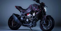 Honda memamerkan V3R 900 E-Compressor Prototype di EICMA 2025 Milan. (Sumber: Honda Global)