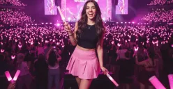 Edit foto seolah nonton konser BLACKPINK dengan Gemini AI (Sumber: Gemini AI)