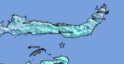Gempa guncang wilayah Teluk Tomini, Bone Bolango, Gorontalo diguncang gempa tektonik berkekuatan magnitudo (M) 6,0 pada Rabu, 5 November 2025 pukul 06.32 WIB. (Sumber: BMKG)