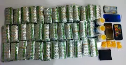 Barang bukti obat keras yang disita Ditresnarkoba Polda Banten. (Sumber: Dok. Bidhumas Polda Banten)