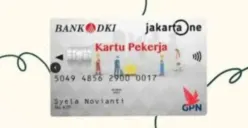 Gambar Kartu Pekerja Jakarta yang merupakan syarat untuk naik transportasi umum gratis di Jakarta. (Sumber: Instagram/@disnakertrans_dki_jakarta)