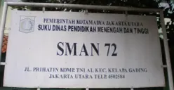 Ini Alasan SMAN 72 Jakarta Jadi Incaran Siswa Berprestasi (Sumber: Dok/@kemendikdasmen.go.id)