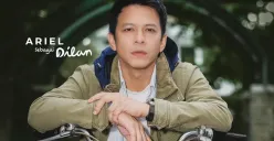 Nazril Irham alias Ariel NOAH resmi diumumkan sebagai pemeran Dilan dalam dua proyek film terbaru, yakni Dilan ITB 1997 dan Dilan Amsterdam. (Sumber: Instagram/@falconpictures_)