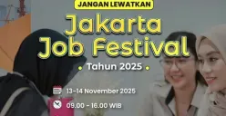 Jakarta Job Festival 2025 hadir kembali, catat tanggalnya! (Sumber: Instagram @dkijakarta)