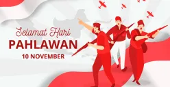 Link twibbon Hari Pahlawan 10 November 2025 terbaru. (Sumber: Freepik)