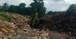 TPST Bantargebang milik DKI Jakarta yang berada di Kota Bekasi, mengalami longsor pada Jumat, 7 November 2025. (Sumber: Istimewa)