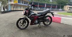 Suzuki Satria Pro ditargetkan mampu terjual hingga 1.000 unit per bulan. (Sumber: Poskota/Erwan Hartawan)
