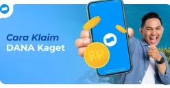 Cara klaim link saldo DANA gratis lewat fitur DANA Kaget. (Sumber: DANA)