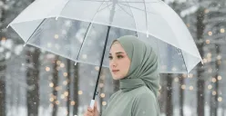 Tren edit foto Gemini AI nuansa bersalju. (Sumber: Gemini AI)