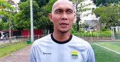 Legenda Kiper Timnas Indonesia, Markus Haris Maulana. (Sumber: Poskota/Gatot Poedji Utomo)