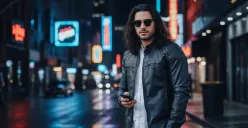 Hasil edit prompt Gemini AI cowok gondrong yang keren dan terlihat maskulin. (Sumber: Freepik/pressahotkey)