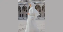 Edit Foto di Blue Mosque Turki Pakai Gemini AI (Sumber: TikTok/@yessistore.id)