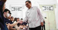 Gubernur DKI Jakarta, Pramono Anung dalam acara bersama penderita HighScope Indonesia. (Sumber: jakarta.go.id)