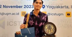 Rizky Aflaha, warga asal Kecamatan Tigaraksa, Kabupaten Tangerang berhasil meraih gelar Doktor termuda di UGM. (Sumber: Istimewa)