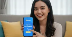 Ilustrasi mendapatkan saldo DANA gratis lewat aplikasi penghasil uang. (Sumber: Poskota/Gemini AI)