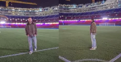 Lionel Messi saat kembali mengunjungi Camp Nou secara diam-diam, mengingatkan pada kenangan indahnya bersama Barcelona. (Sumber: Instagram/@Leomessi)