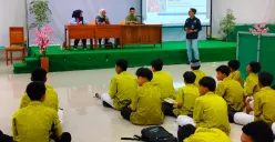 Komnas PA menggelar sosialisasi pencegahan perundungan di salah sebuah ponpes di Kecamatan Kramatwatu. (Sumber: Dok. Komnas PA)