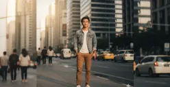 Contoh prompt Gemini AI spesifik untuk potret cewek dan cowok dengan hasil yang mirip asli dan tidak berubah. (Sumber: Poskota/Gemini AI Generated)