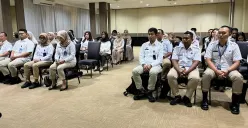 Para peserta dari BNNK baru dan mitra BNN mengikuti pelatihan peningkatan kompetensi rehabilitasi yang digelar di Jakarta Timur. (Sumber: Biro Humas dan Protokol BNN)