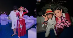 Momen kebersamaan Reza Arap dengan Lula Lahfah. (Sumber: Instagram/@lulalahfah, @ybrap)