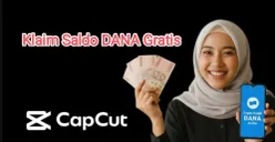 Ilustrasi - Peluang dapat saldo DANA gratis dari CapCut. (Sumber: Poskota/Kamila Sayara Avicena)