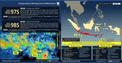 Potensi hujan sangat lebat di banyak daerah (Sumber: Instagram/@infobmkg)