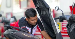 Robet B Simanullang menjadi wakil Indonesia di World Technician Grand Prix 2025 di Jepang. (Sumber: Dok Yamaha)