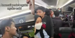Insiden pria mengaku nabi di bus (Sumber: Tiktok/@mekarsarifarmm)