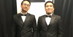 Vincent dan Desta beri doa spesial untuk Boiyen. (Sumber: Instagram)
