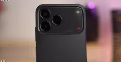 Nubia V80 Design menawarkan desain kamera ala iPhone 17 Pro untuk segmen mid-range. (Sumber: YouTube/NT Gadget)