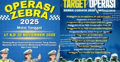 Ilustrasi target dalam Operasi Zebra 2025 yang digelar mulai dari 17 November hingga 30 November 2025. (Sumber: Instagram/@humaspoldajabar)
