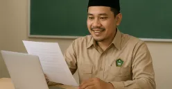 Ilustrasi dokumen administrasi bagi guru madrasah peserta PPG Daljab Kemenag. (Sumber: Poskota/ChatGPT)