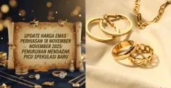 Mengapa Harga Emas Perhiasan 17 November 2025 Turun? Data Terbaru Pasar Ungkap Faktanya (Sumber: Poskota/Yusuf Sidiq)