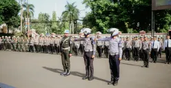 Apel pasukan Operasi Zebra Lodaya 2025 di Mapolres Bogor. (Sumber: Polres Bogor)