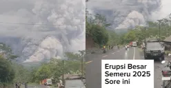 Potret Gunung Semeru erupsi. (Sumber: Instagram/@mountnesia)