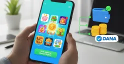 Ilustrasi game penghasil uang gratis. (Sumber: Gemini AI)