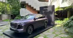 LEPAS resmi memperkenalkan mobil L8 berkonsep Leopard Aesthetics. (Sumber: Dok. LEPAS)