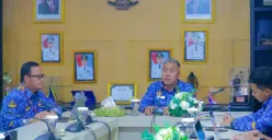 Sekda Kota Bogor, Denny Mulyadi pimpin rakor pembangunan dua sekolah baru dengan Pemprov Jabar. (Sumber: Pemkot Bogor)