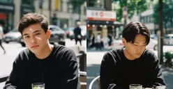 Edit Foto Ngopi dengan View Perkotaan di Gemini AI (Sumber: TikTok/@nokoriai)