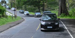 Rangkaian uji jalan mobil Wuling Darion PHEV bertema Evolving Family Moments gelombang kedua. (Sumber: Dok. Wuling)