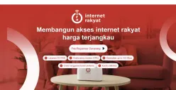 Paket Internet Rakyat Rp100.000. Cara daftar online via website resmi dan offline melalui gerai mitra. Cek syarat dan ketentuannya sekarang! (Sumber: internetrakyat.id)