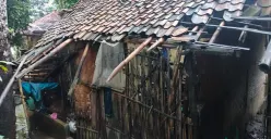 RTLH milik warga Baturanjang, Cipeucang, Pandeglang rusak parah akibat cuaca buruk. (Sumber: Istimewa)