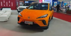 MG ikut meramaikan GJAW 2025 dengan line-up kendaraan listrik, hybrid, dan konvensional. (Sumber: Poskota/Erwan Hartawan)